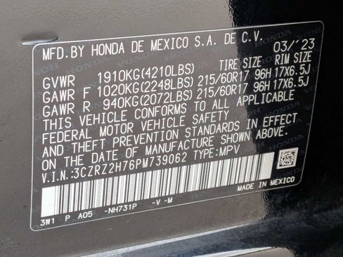 Certified 2023 Honda HR-V EX-L image 45