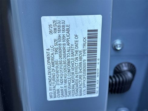 New 2025 Honda Ridgeline RTL image 35