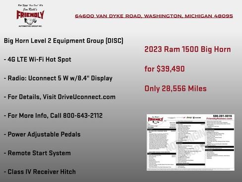Used 2023 RAM 1500 Big Horn AWD/4WD image 8