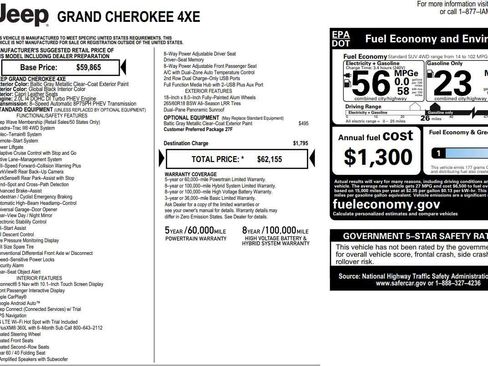 Used 2022 Jeep Grand Cherokee Limited 4xe image 2