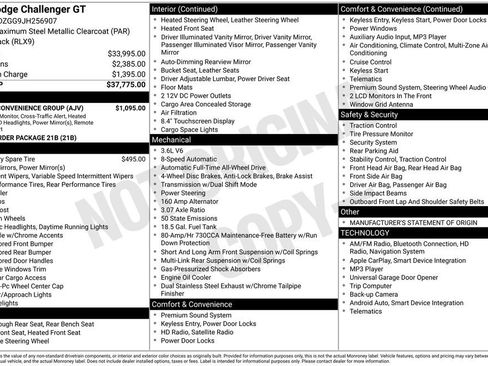 Certified 2018 Dodge Challenger GT w/ Driver Convenience Group image 41