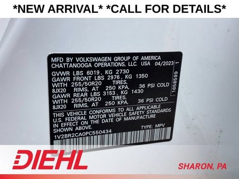 Used 2023 Volkswagen Atlas SEL AWD/4WD image 25