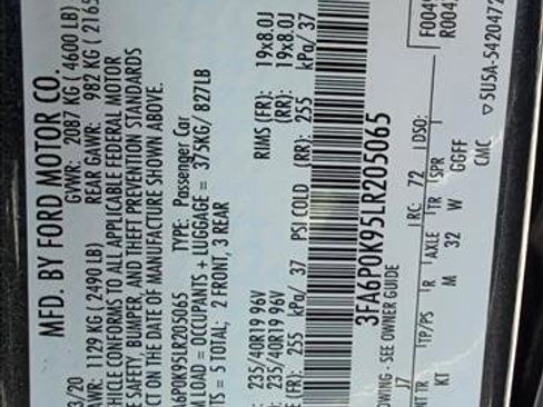 Used 2020 Ford Fusion Titanium FWD image 25