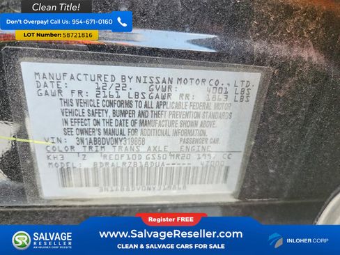 Used 2022 Nissan Sentra SR w/ Trunk Package FWD image 16