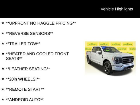 Certified 2023 Ford F150 Lariat w/ Equipment Group 502A High image 12