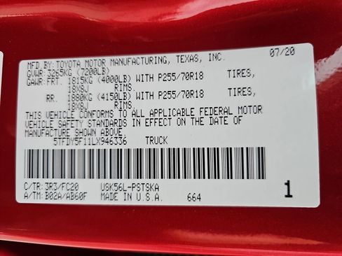 Used 2020 Toyota Tundra SR5 w/ SR5 Upgrade Package image 24