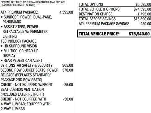 Certified 2023 GMC Yukon AT4 w/ AT4 Premium Package image 2