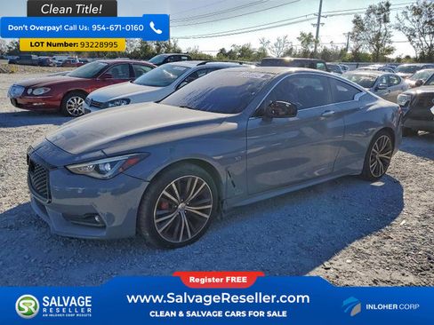 Used 2017 INFINITI Q60 Coupe image 1