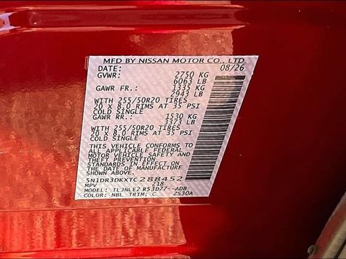 New 2026 Nissan Pathfinder Platinum w/ Accent Package AWD/4WD image 8
