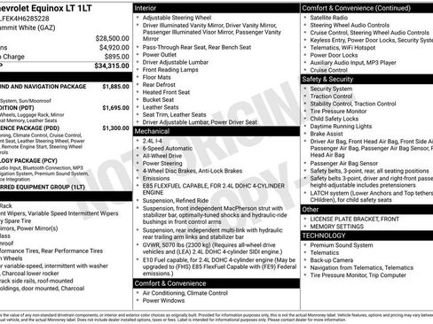 Used 2017 Chevrolet Equinox LT image 2