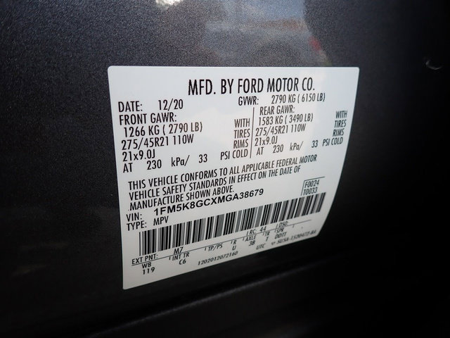 Used 2021 Ford Explorer ST w/ Equipment Group 401A AWD/4WD image 22