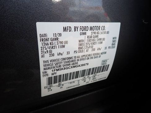 Used 2021 Ford Explorer ST w/ Equipment Group 401A AWD/4WD image 22