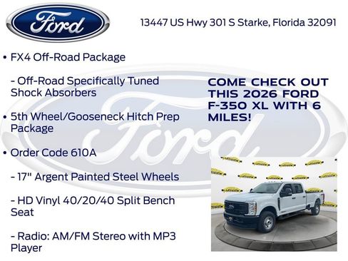 New 2026 Ford F350 XL AWD/4WD image 15