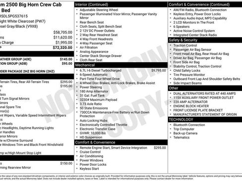 Used 2023 RAM 2500 Big Horn w/ Cold Weather Group AWD/4WD image 7