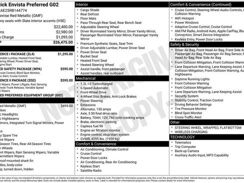 Used 2024 Buick Envista Preferred w/ Convenience I Package FWD image 5