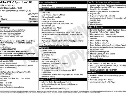 Used 2024 Cadillac Lyriq Sport image 64