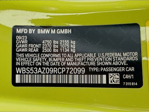 Used 2024 BMW M4 Coupe w/ M Carbon Exterior Package image 34