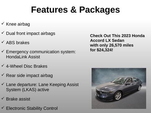 Used 2023 Honda Accord LX image 16
