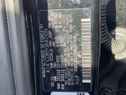 Used 2022 Kia EV6 GT-Line w/ GT-Line White Seat Package image 37