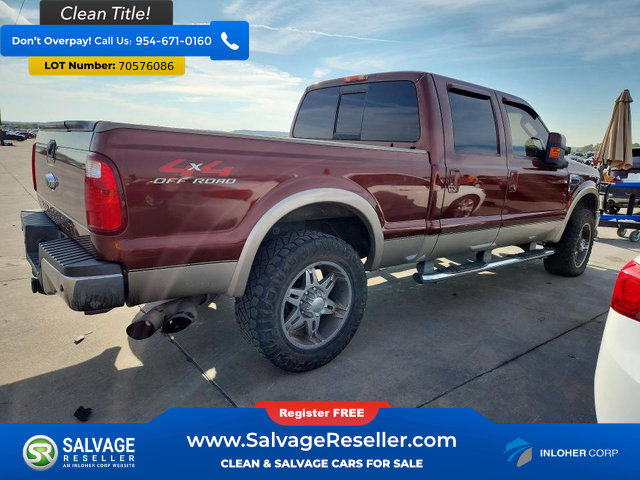 Used 2008 Ford F250 4x4 Crew Cab Super Duty image 4