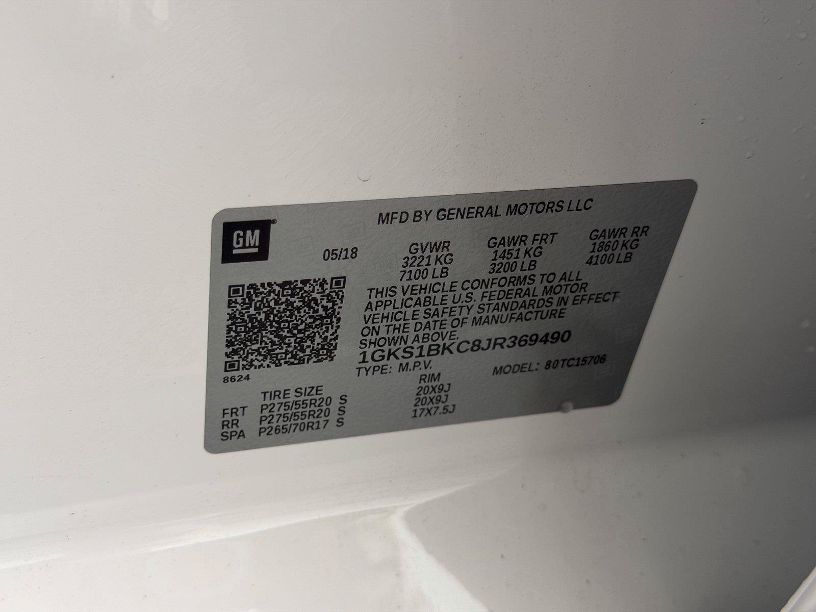 Used 2018 GMC Yukon SLT w/ Open Road Package RWD image 35