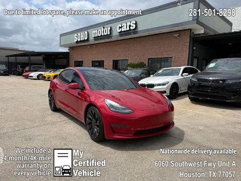 Used 2022 Tesla Model 3 Performance AWD/4WD image 1
