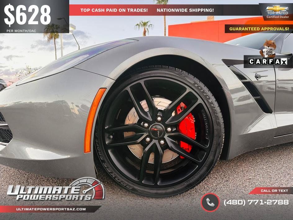 Used 2016 Chevrolet Corvette Stingray Coupe w/ Carbon Flash Badge Package RWD image 58