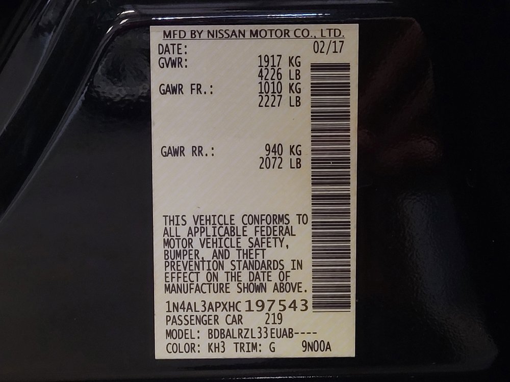 Used 2017 Nissan Altima 2.5 SL FWD image 33