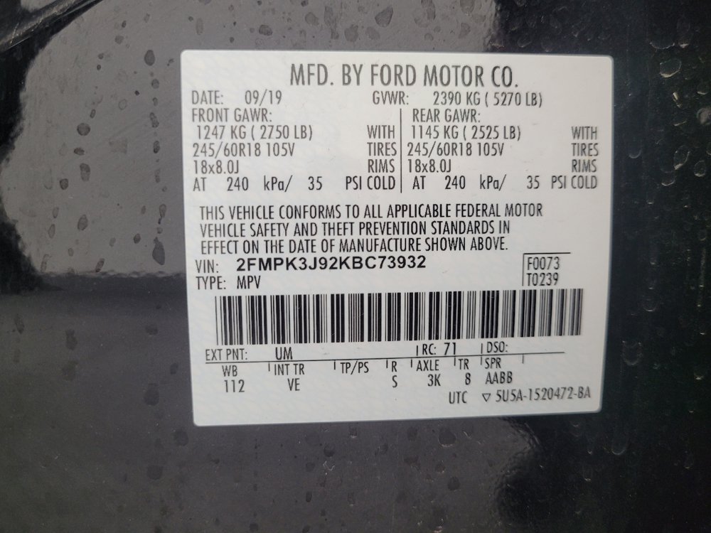 Used 2019 Ford Edge SEL w/ Equipment Group 201A FWD image 33