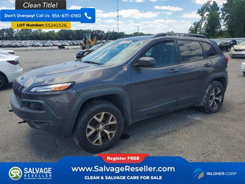 Used 2018 Jeep Cherokee Trailhawk w/ Quick Order Package 27L AWD/4WD image 1