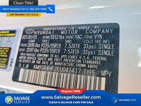 Used 2014 Hyundai Santa Fe Limited image 14