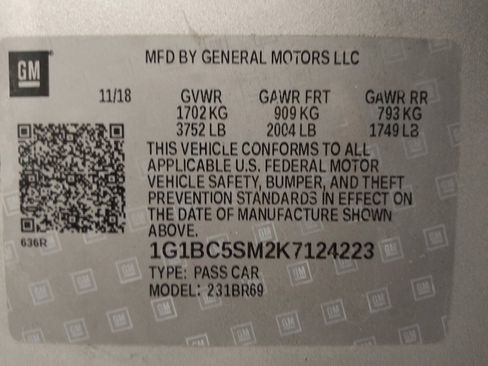 Used 2019 Chevrolet Cruze LS FWD image 33