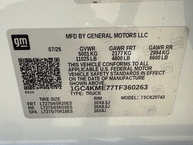 New 2026 Chevrolet Silverado 2500 Custom w/ Custom Value Package AWD/4WD image 26