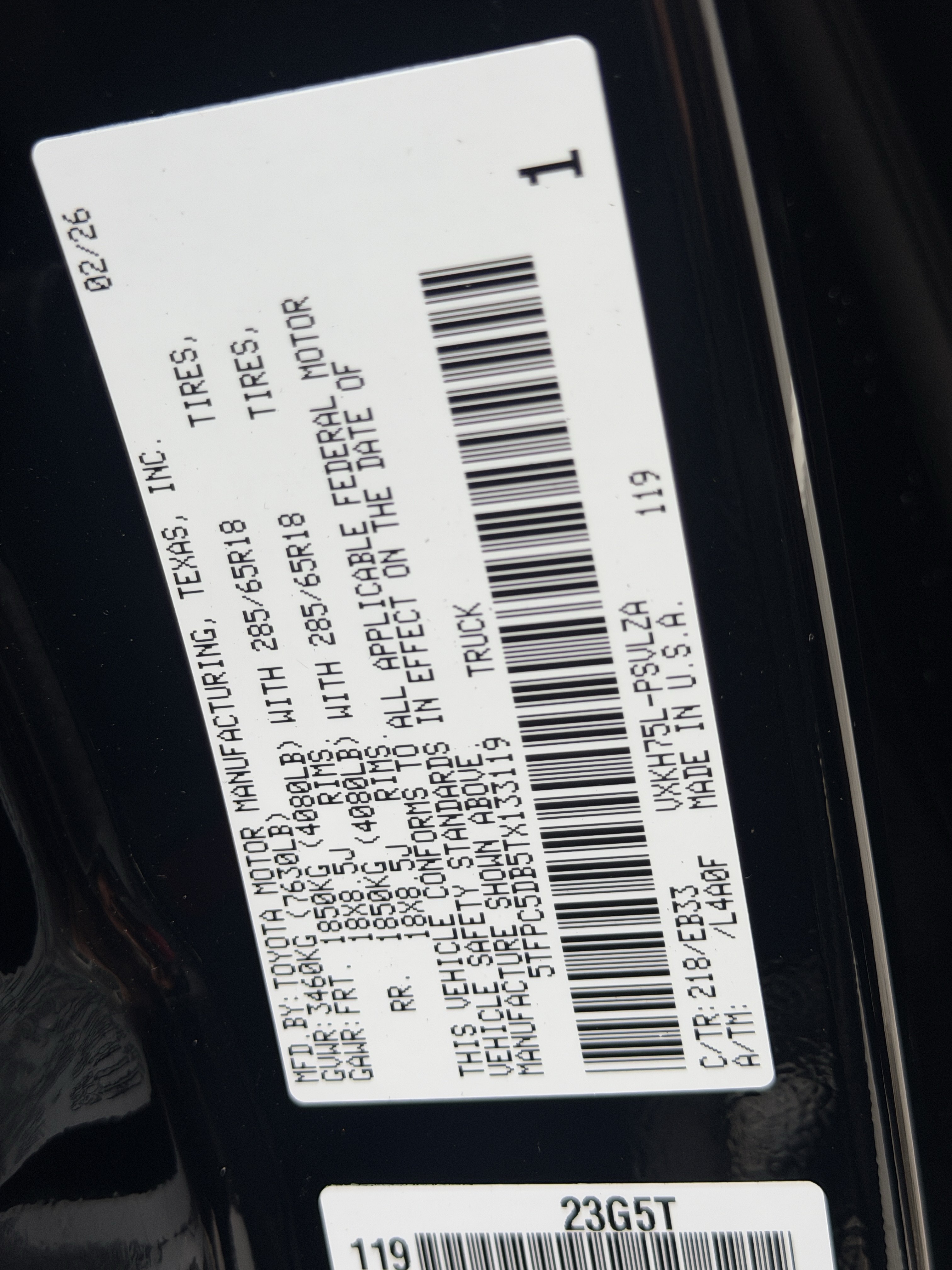 Used 2026 Toyota Tundra TRD Pro AWD/4WD image 38