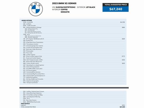 Used 2023 BMW X5 xDrive40i w/ Parking Assistance Package AWD/4WD image 2