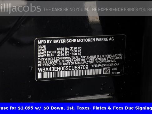 Certified 2025 BMW 750e xDrive image 27