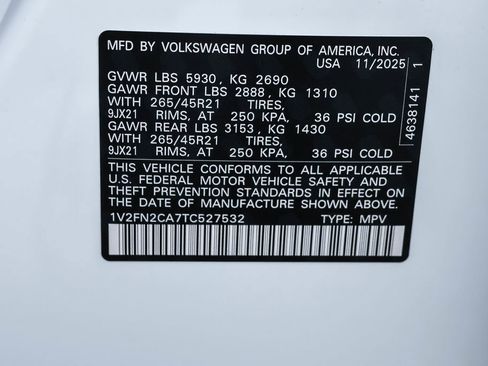 New 2026 Volkswagen Atlas SEL Premium R-Line image 47