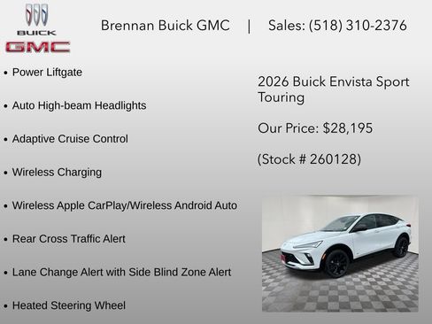New 2026 Buick Envista Sport Touring w/ Convenience I Package FWD image 18