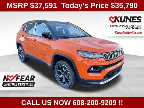New 2026 Jeep Compass Limited w/ Sun, Sound & Navigation Group image 1