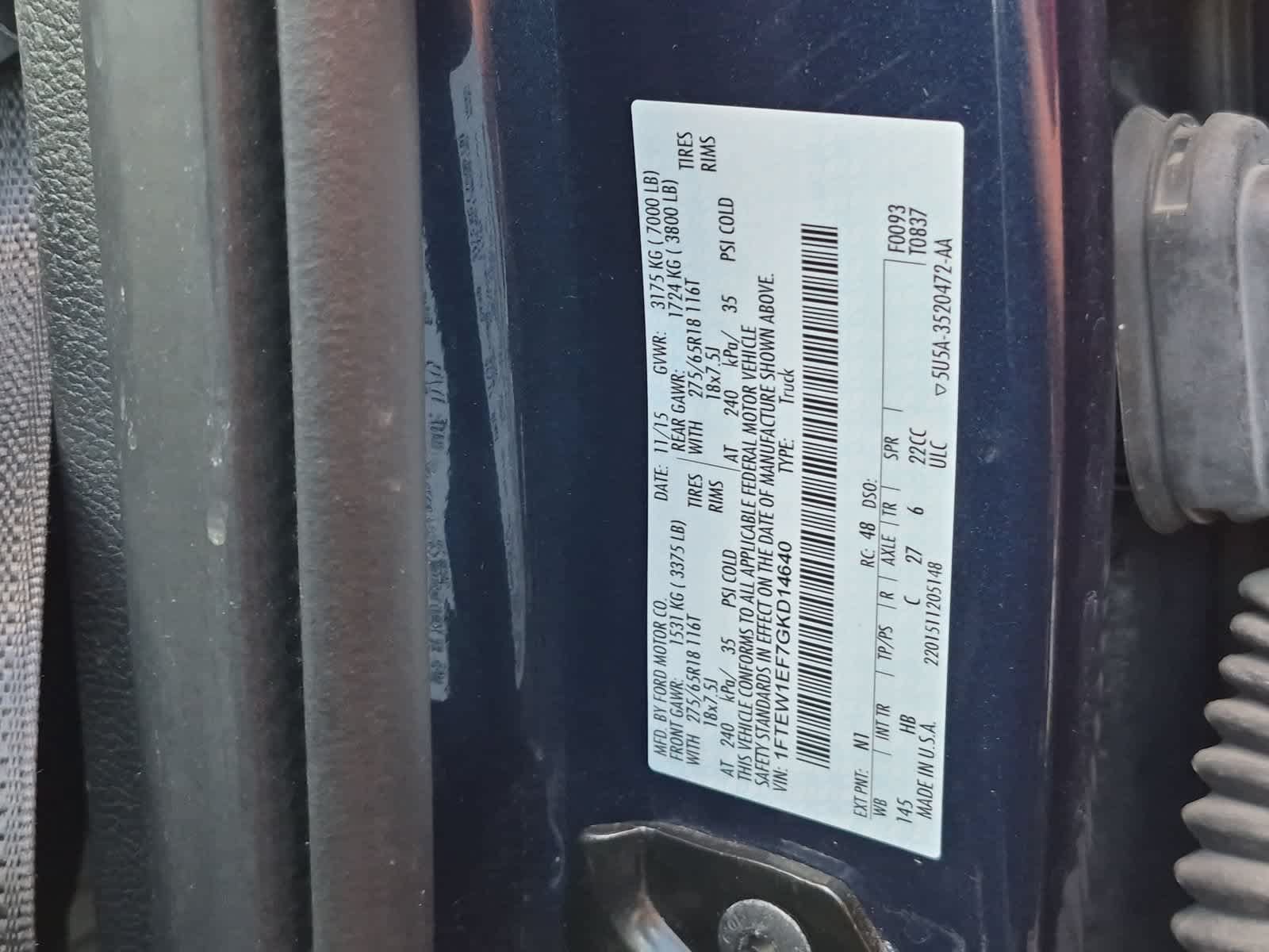 Used 2016 Ford F150 Lariat AWD/4WD image 34