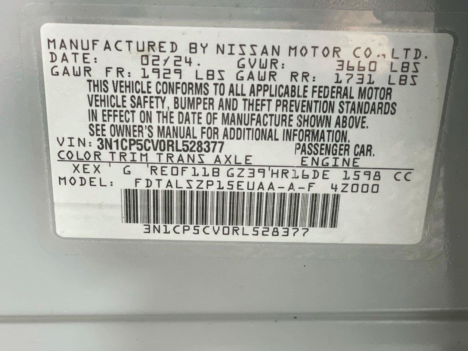 Used 2024 Nissan Kicks SV FWD image 31
