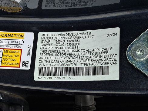 Used 2024 Honda Accord EX image 25