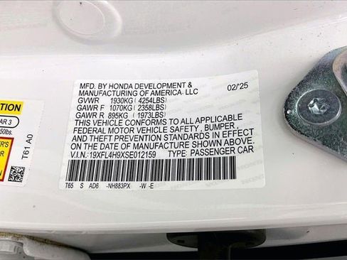 Certified 2025 Honda Civic Sport Touring image 33