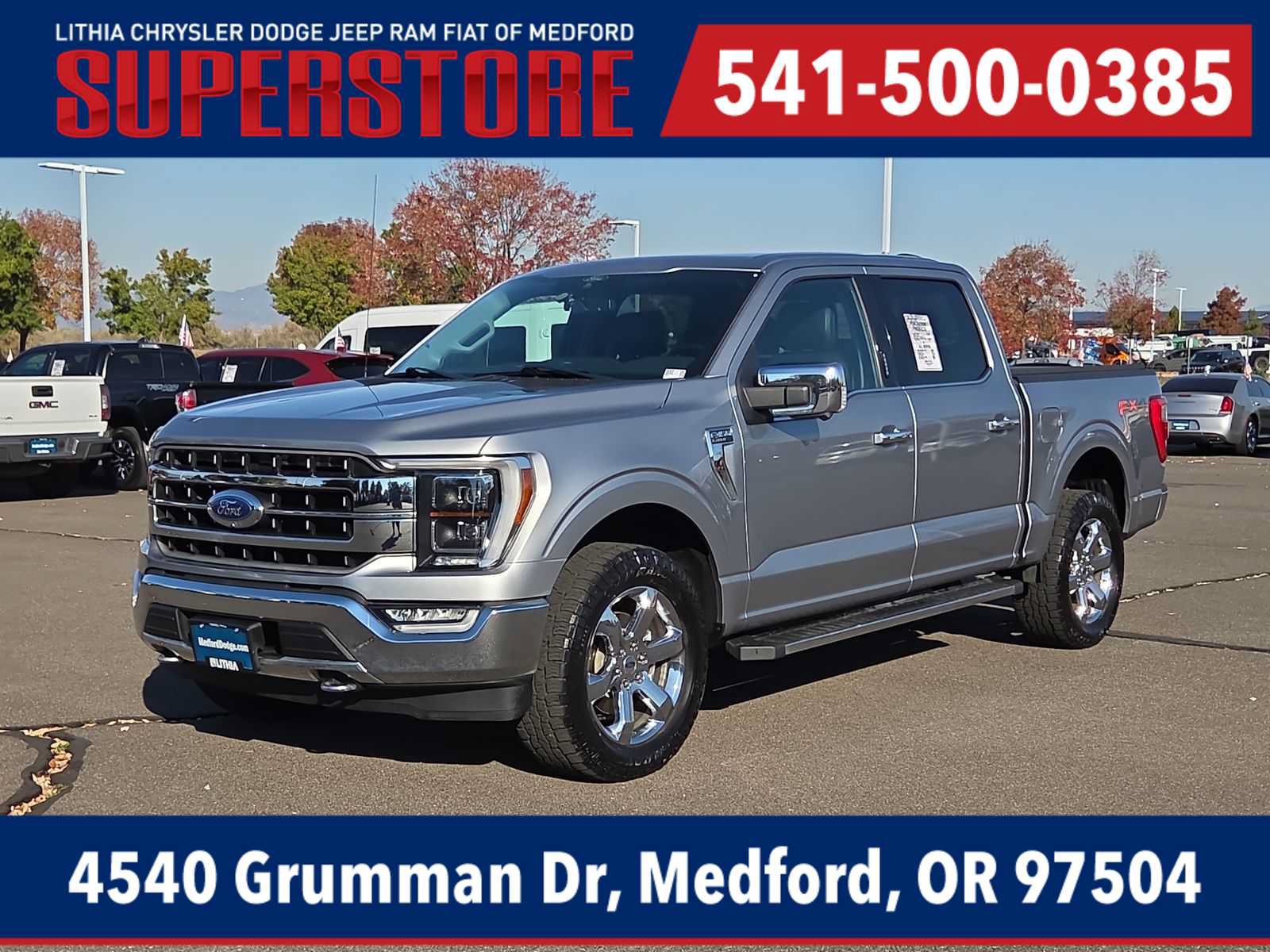 Used 2021 Ford F150 Lariat w/ Equipment Group 502A High AWD/4WD image 1