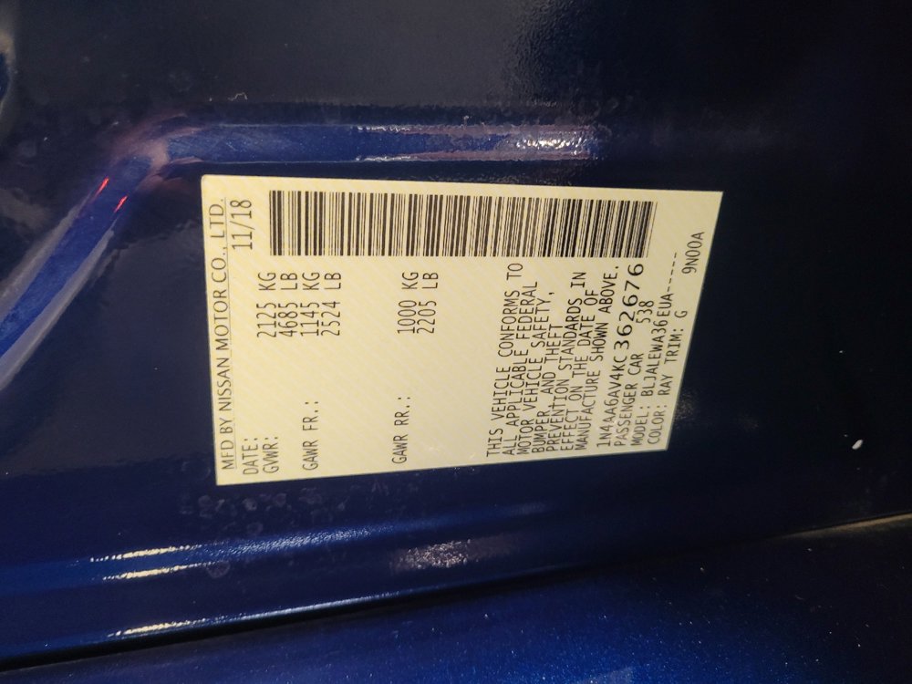 Used 2019 Nissan Maxima 3.5 SL w/ Floor Mat Group FWD image 33