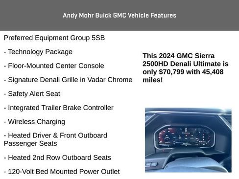 Used 2024 GMC Sierra 2500 Denali Ultimate AWD/4WD image 10