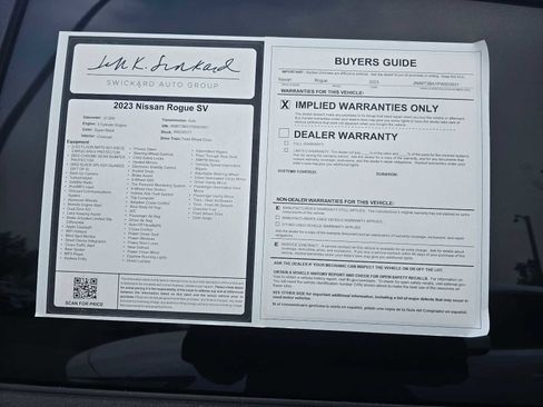 Used 2023 Nissan Rogue SV image 16