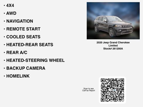Used 2020 Jeep Grand Cherokee Limited w/ Luxury Group II AWD/4WD image 7