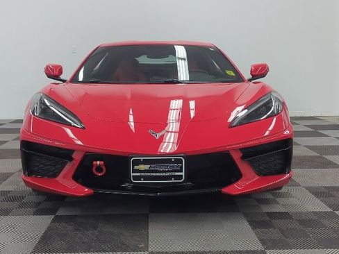Used 2021 Chevrolet Corvette Stingray Coupe w/ Chrome Exterior Badge Package RWD image 2