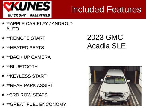 Used 2023 GMC Acadia SLE image 2